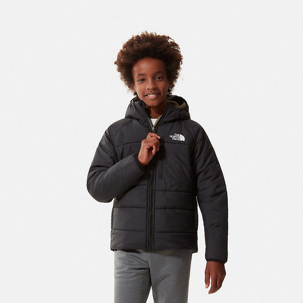 The North Face Reversible Perrito Αγόρια Σακάκι - Μαυρα (SROL39862)